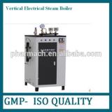 Vertical steam powered electric generator and steam boiler