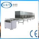 Industrial tunnel dryer/microwave dryer machine and sterilizer