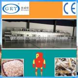 Industrial microwave shrimp shell drying machine