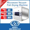 batch type microwave vacuum fish drying machine